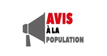 Avis à la population